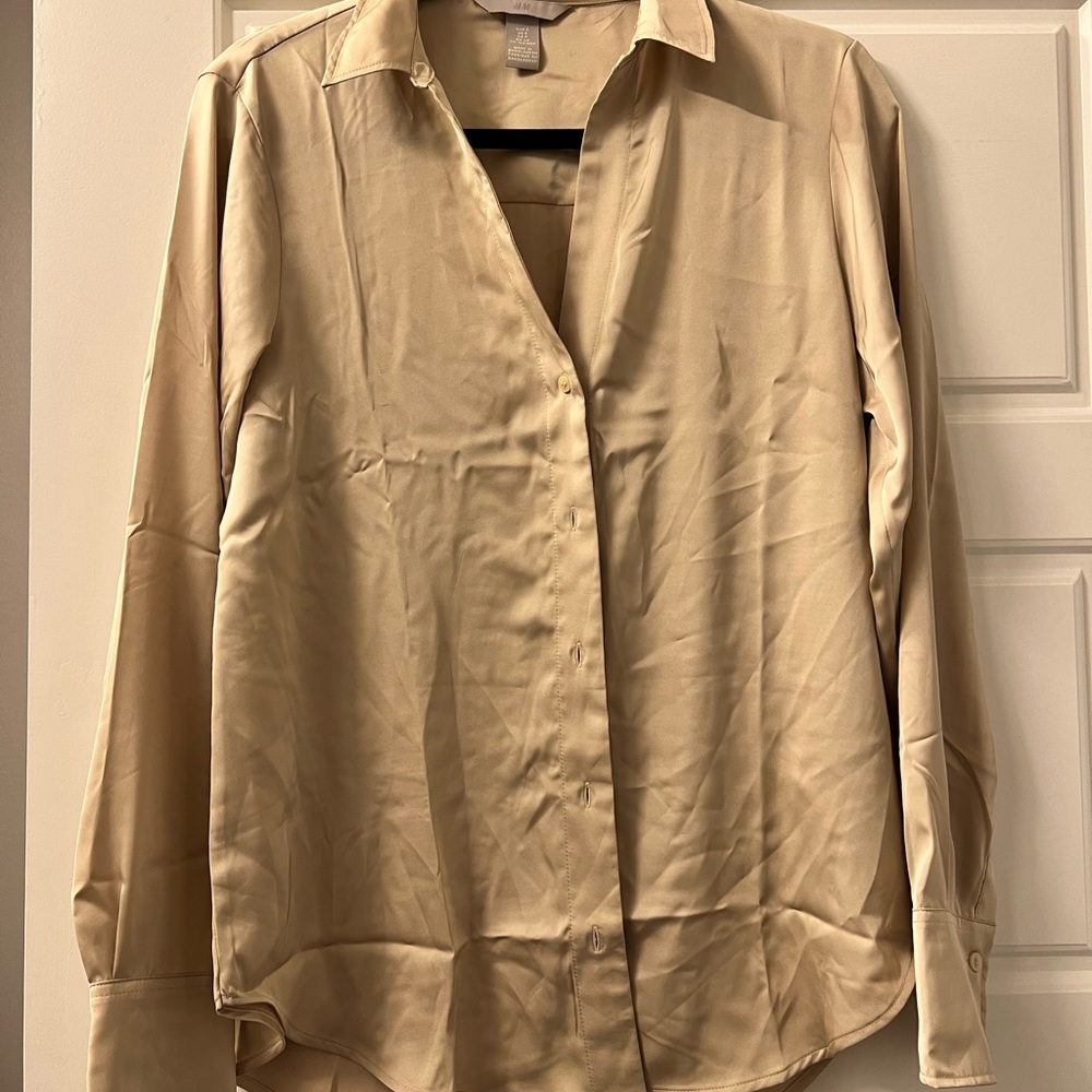 NWOT Satin Blouse